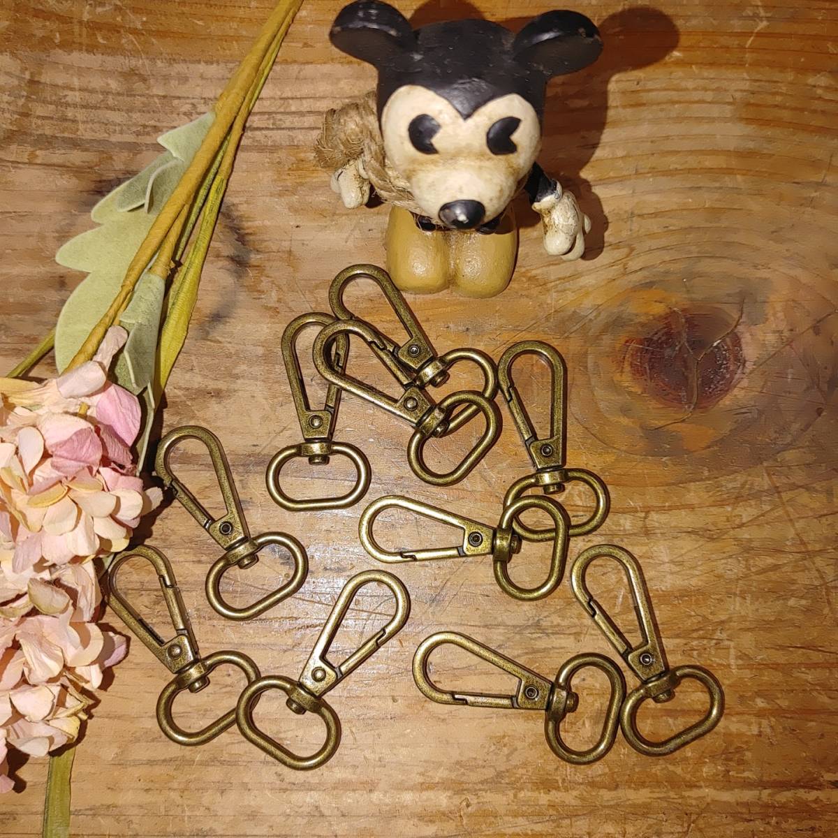 ナスカン 20mm アンティークゴールド 10個セット拍卖