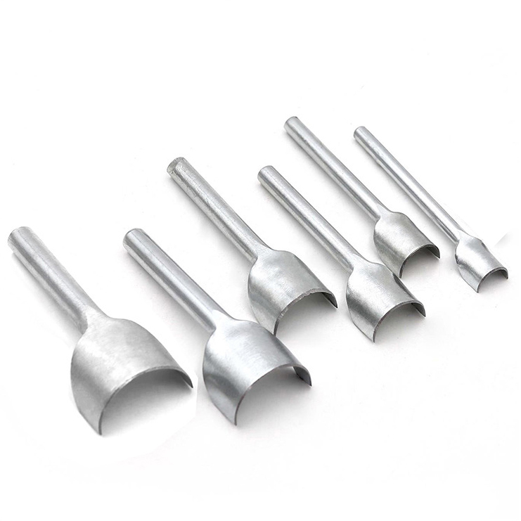 レザークラフト U字型 端落とし ポンチ 6本セット拍卖