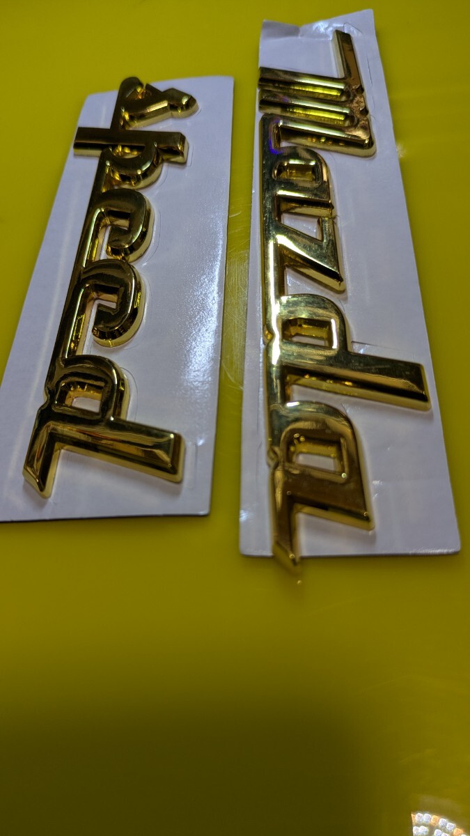 ●送料無料●マツダスピードmazda speed●3Dエンブレム●約30×320ミリ アルミ製●ゴールド拍卖