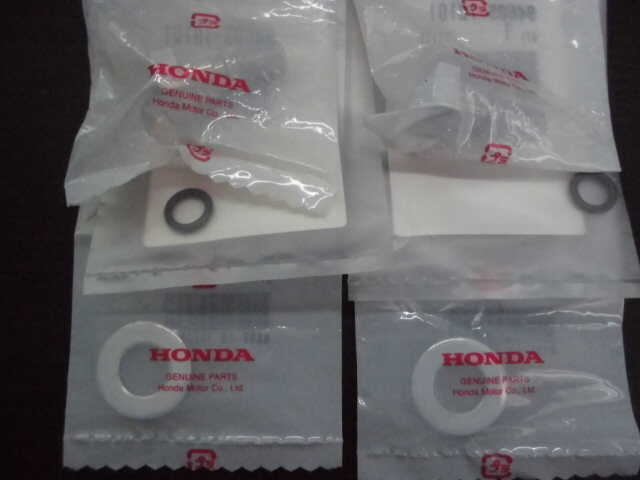 ホンダ純正 SS50 トップブリッジボルト Oリング ワッシャ拍卖