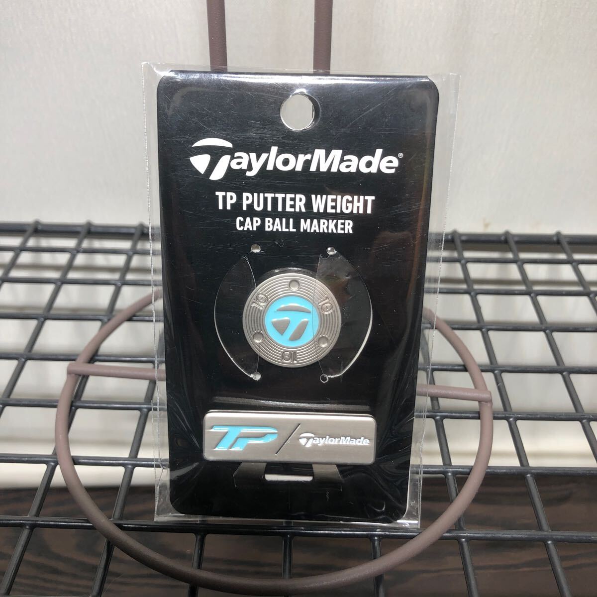 TaylorMade テーラーメイド ゴルフマーカー TP パターウェイト キャップボールマーカー クリップマーカー TJ141 ライトブルー拍卖