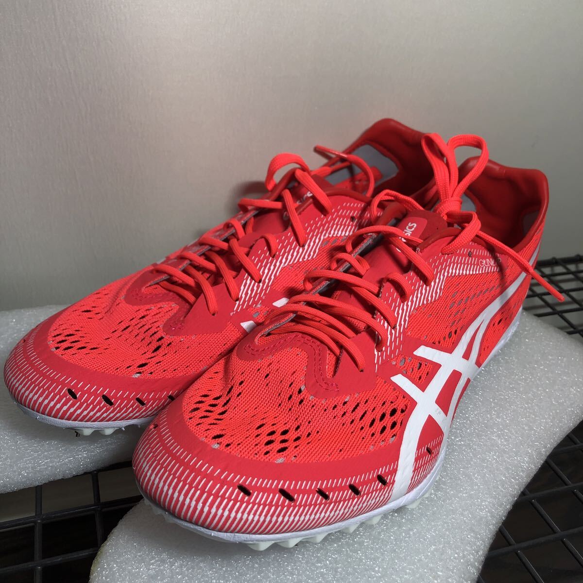 ASICS アシックス GUN LAP 2 27.5cm 800m〜5000m 3000m障害 スパイク 1093A131 702 DIVA PINK/WHITE ガンラップ2 ピンク拍卖