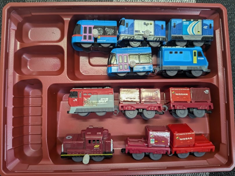 カプセルプラレールセット 貨物列車拍卖