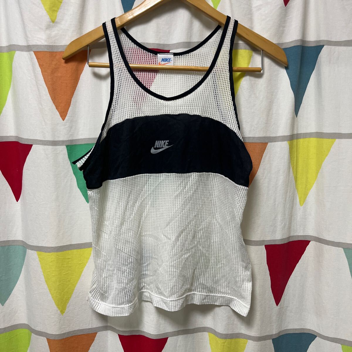 ビンテージ 70's ナイキNIKE オレンジスウォッシュ タンクトップ 拍卖