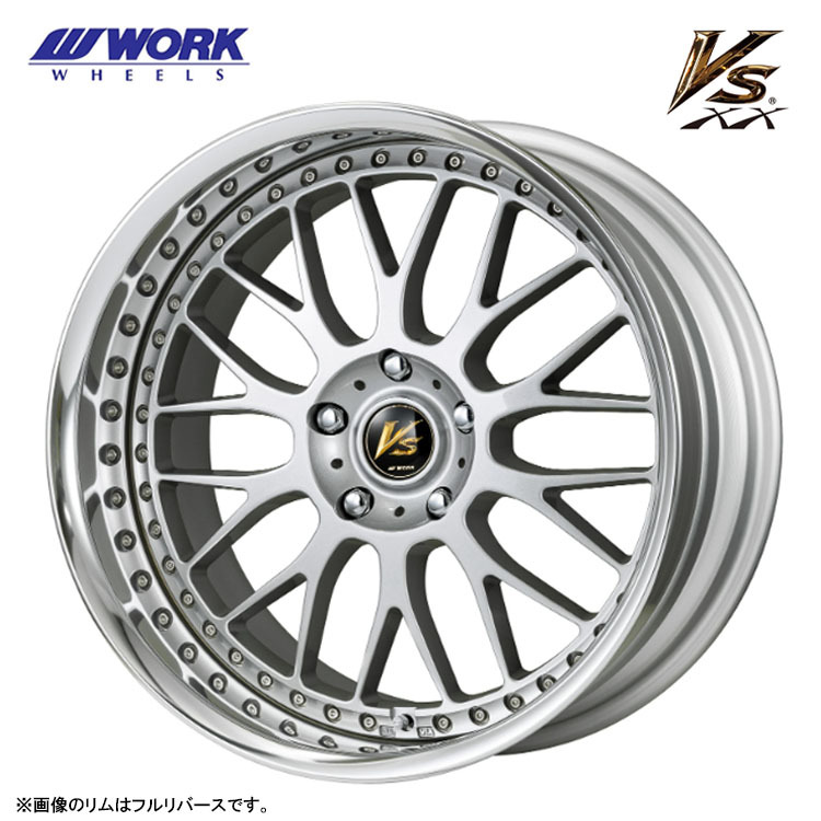 送料無料 ワーク WORK VS XX STEP RIM DEEP RIM Odisk 10.5J-19 +52 5H-100 (19インチ) 5H100 10.5J+52【2本セット 新品】拍卖