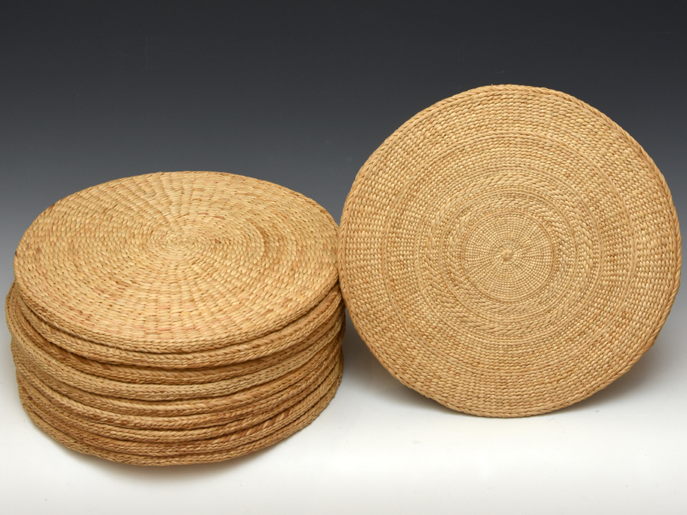 円座 10枚揃 露地道具 茶道具 茶事 懐石 敷物 茶室 腰掛 煎茶 座布団 表千家 u1030o拍卖