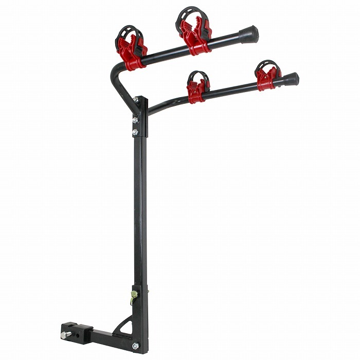 【送料無料】車載用 サイクル キャリア 可倒式 50mm 50角 ヒッチメンバー 2インチ 最大 2台 積載可能 リア 背面 自転車 サイクリング拍卖