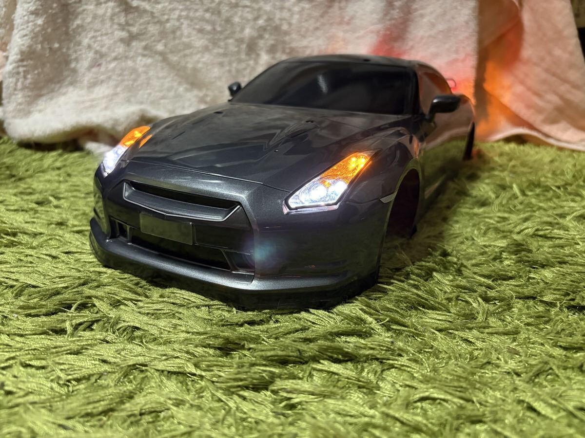 ラジコン RC ボディー GT-R NISSAN LED 電装付き タミヤ 田宮 TAMIYA拍卖