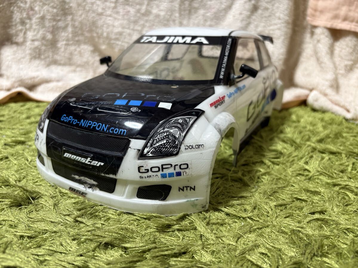 ラジコン RC ボディー GoPro モンスタースポーツ スーパースイフト ホイールベース225mm Mシャーシ M-05 タミヤ 田宮 TAMIYA拍卖