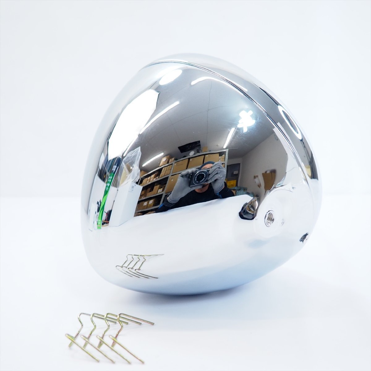 ルーカスtypeヘッドライトケース7インチ SR400 SRV250ルネッサSRX400 GB250クラブマンCB400SS ST250ボルティGB400TT拍卖