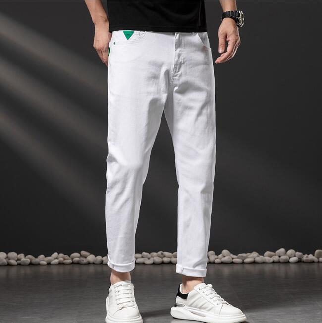人気品新品デニムパンツ 微ストレッチ入り 春夏大人気 メンズ ジーンズ Gパン ボトムス カジュアル 白拍卖