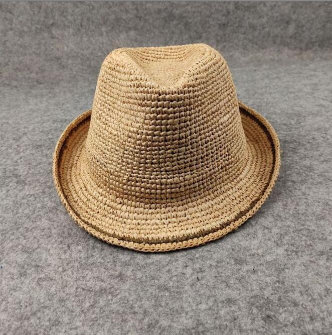 新作 ラフィア 編み込み ナチュラル ストローハット Aベージュ サイズ57cm 58cm 麦わら帽子 メンズ レディース 紫外線防止拍卖