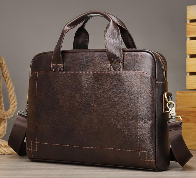 新品 メンズ トートバッグ 本革 牛革 ビジネスバッグブリーフケース 2way ハンドバッグ ショルダーバッグ 紳士 ダークコーヒー色拍卖