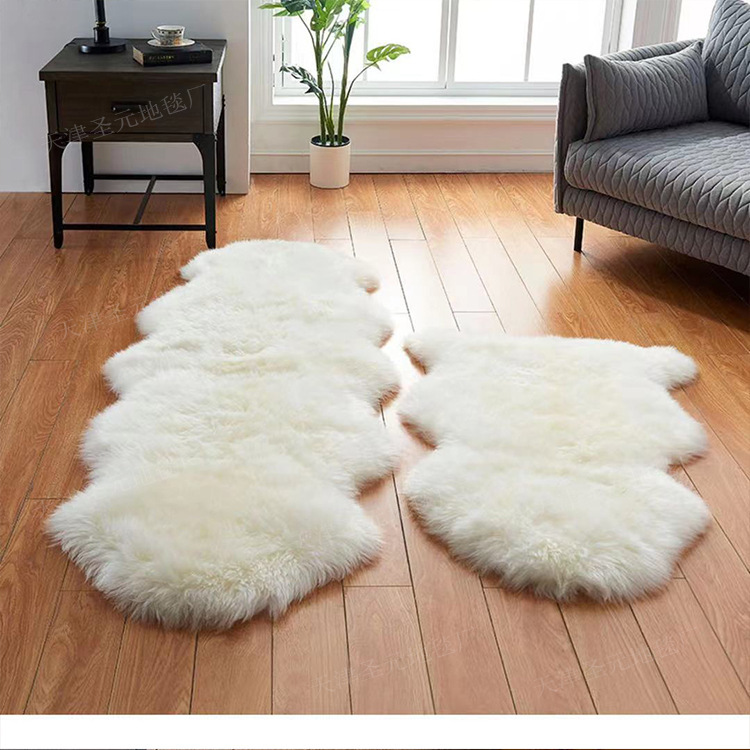 新入荷新作 室内芸術」ムートン高級贅沢 メリノ種羊 天然ムートン100%ラグマット 人気 ワンピース 上質 拍卖