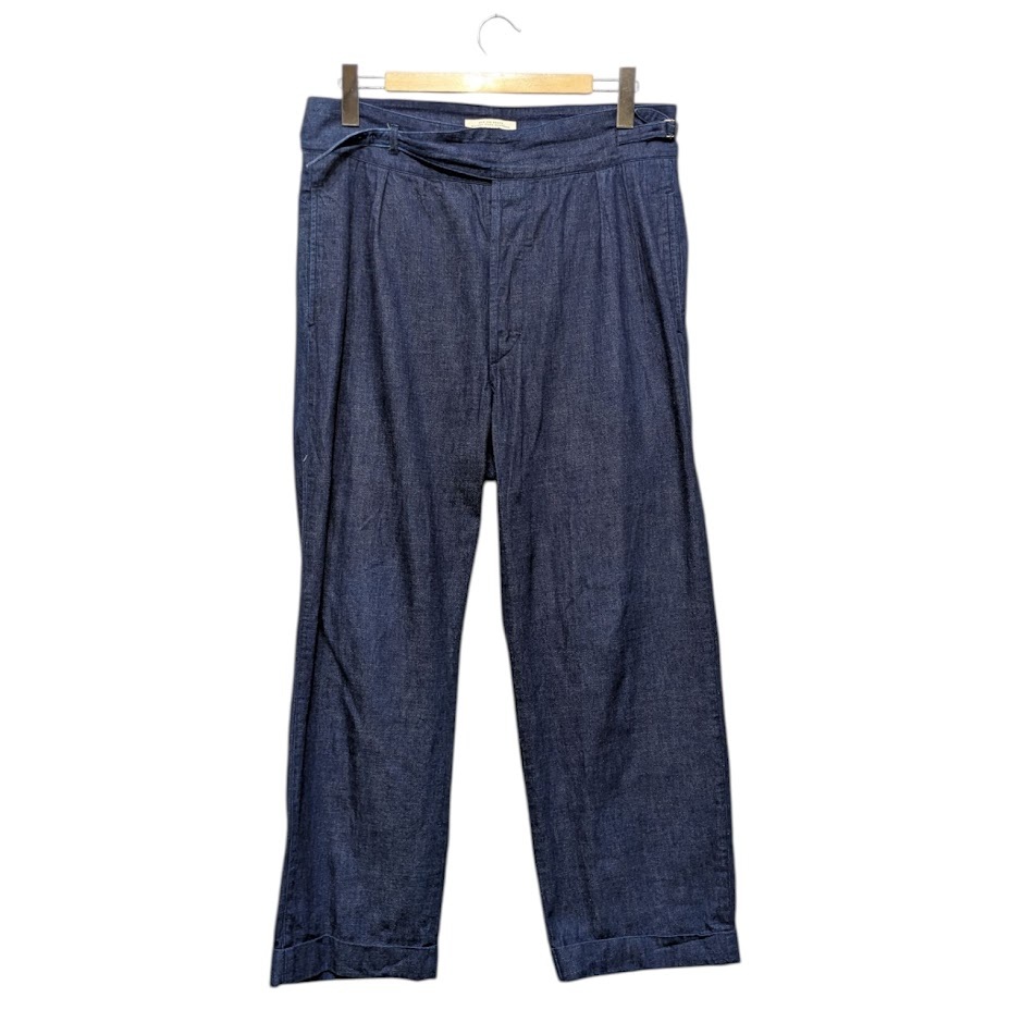 99 OLD JOE&CO. オールドジョー DUNE SIDE BUCKLE GURKHA TROUSER 231OJ-PT11 サイドバックル デニムパンツ インディゴブルー サイズ 34拍卖