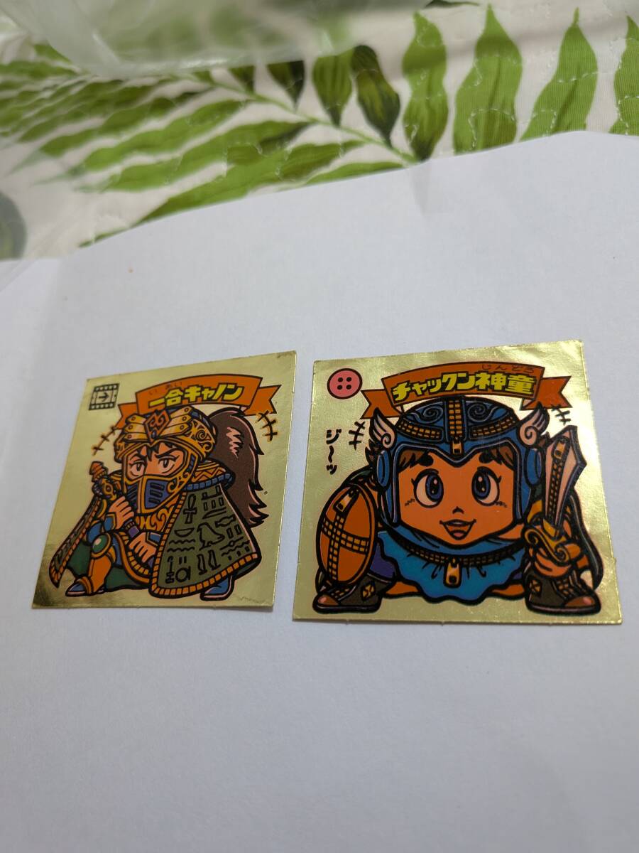 即決 チャックン神童 一合キャノン 金色 在庫2枚 10 11弾 中の上レベル 美品に近い 旧ビックリマン チョコ版 天使 ばら1枚値段拍卖