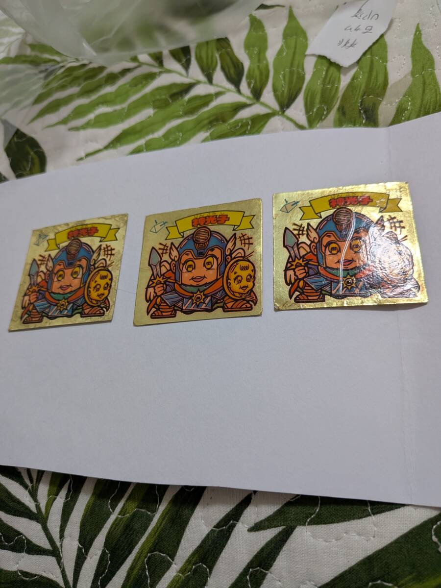 即決 神光子 在庫3枚 金色 12弾 旧ビックリマン チョコ版 天使 並みレベル ばら売り1枚 値段 ロッテ拍卖