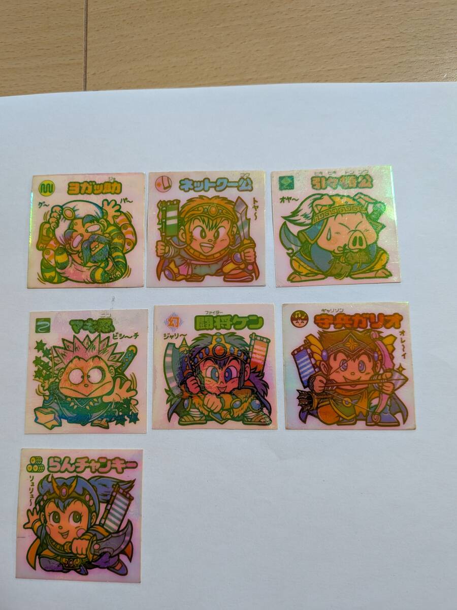 即決 ヨガッ助 ネットクー公 引々頓公 マキ忍 闘将ケン 守兵ガリオ らんチャンキー 在庫7 チョコ版旧ビックリマンばら売り1枚の値拍卖