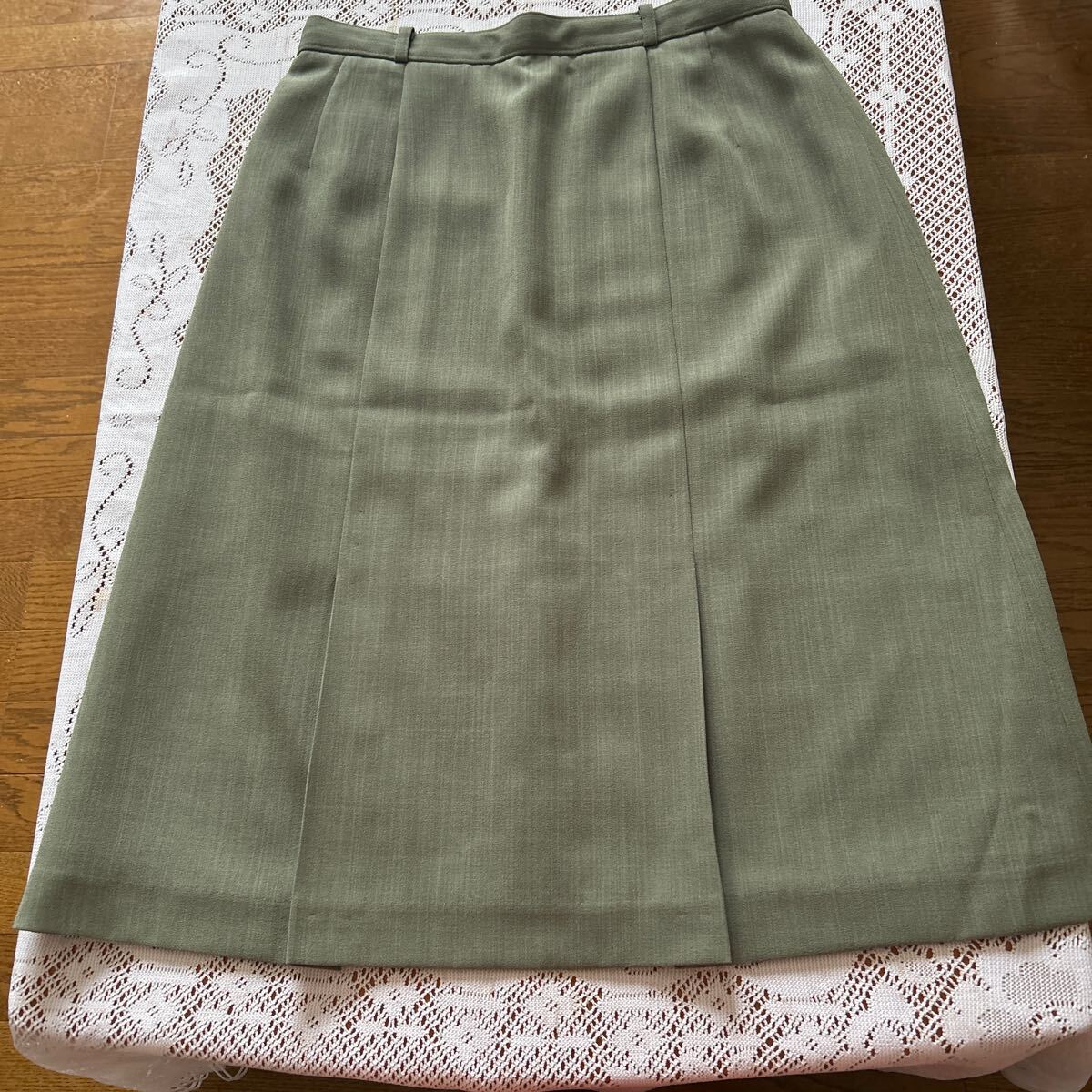 スカート 無地 モスグリーン 76/98拍卖