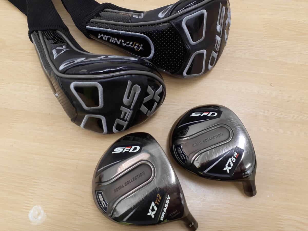 SFD X7 Ti2 2W 14° 5W 18° 2個セット ヘッド単品拍卖