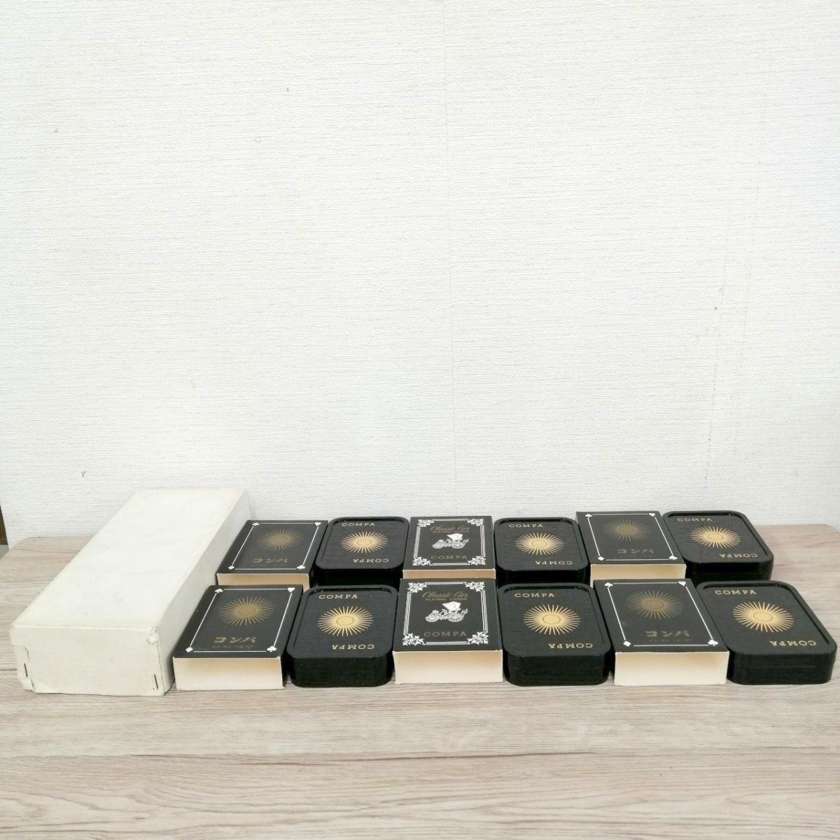 デッドストック 未使用 任天堂 Nintendo PLAYING CARDS コンパ COMPA トランプ 1箱 6個セット 当時物 昭和 レトロ ヴィンテージ/B18 ③拍卖