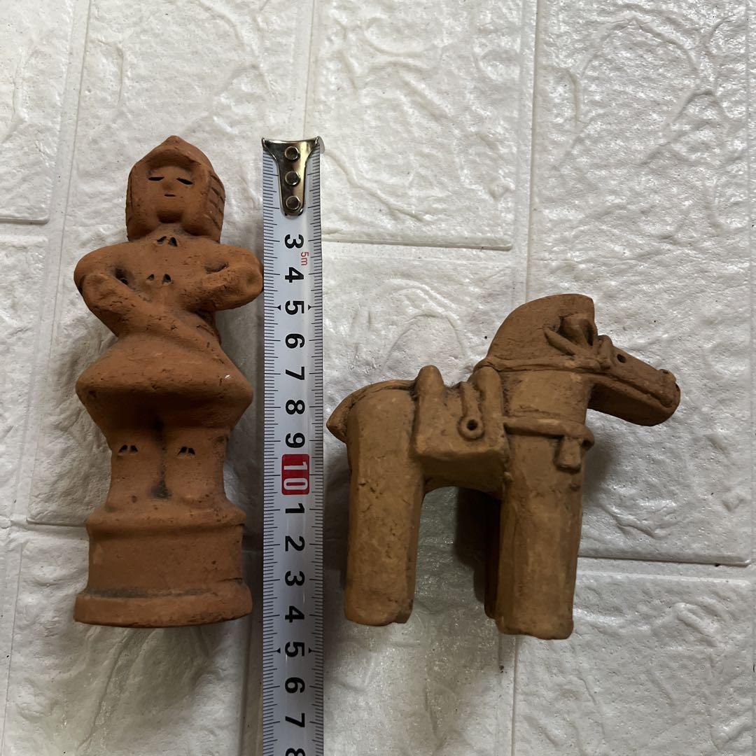 ●1-7●はにわ 土人形 埴輪馬拍卖