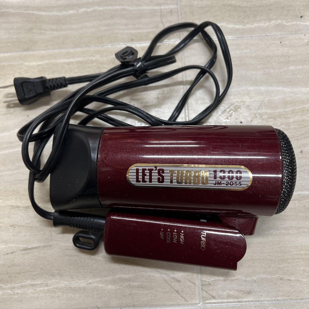 ●1-2●ドライヤー コンパクト JM-2055 ターボ レトロ テスコム拍卖