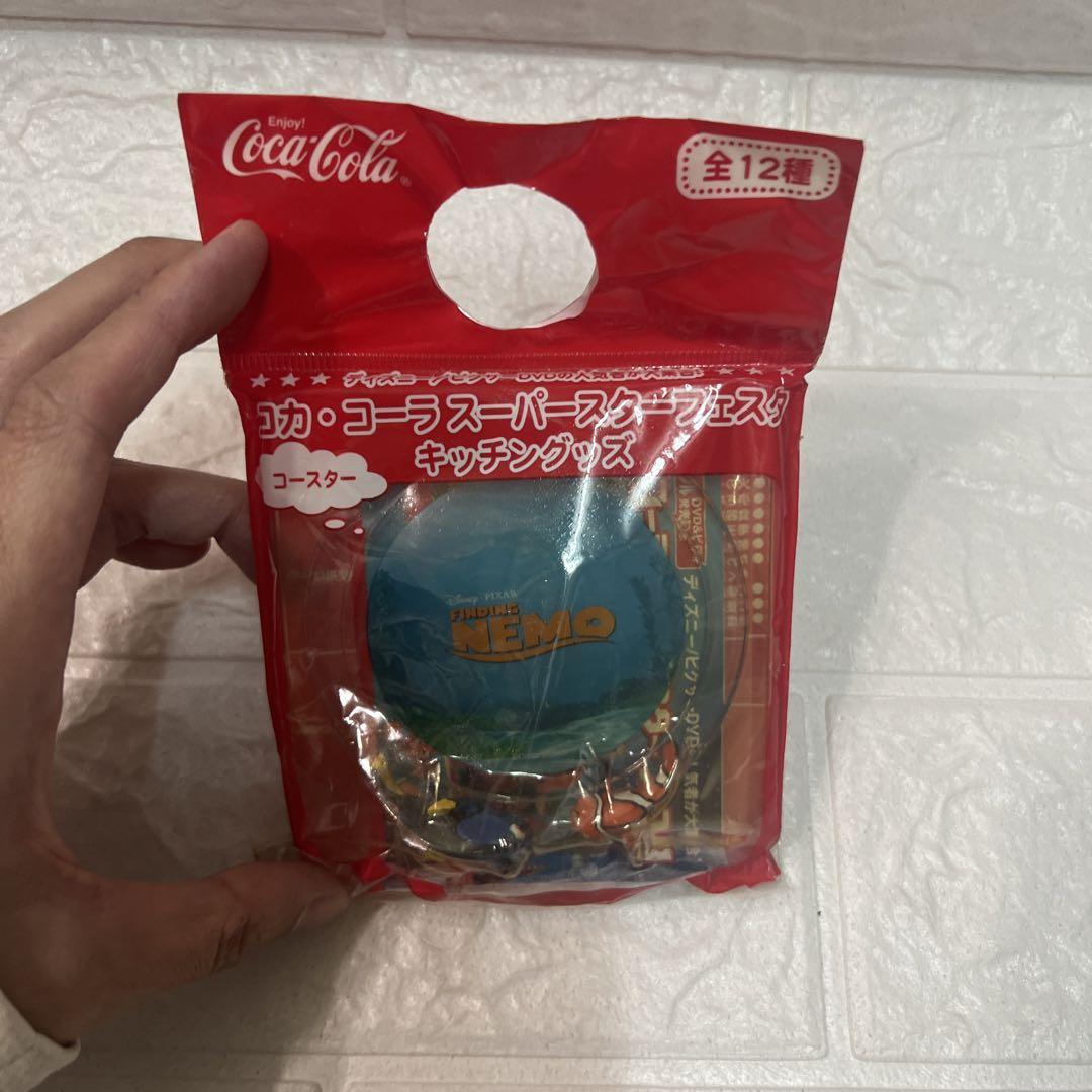 ●入棚下-2●Coca-Cola キッチングッズ コースター ニモ拍卖
