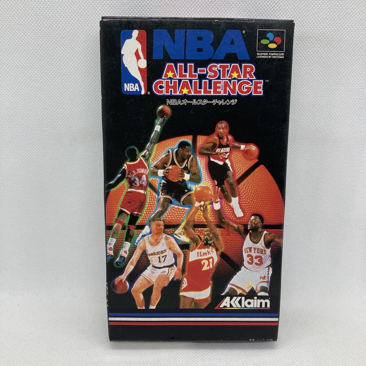 未使用品 NBAオールスターチャレンジ スーパーファミコン SFC アクレイム NBA オールスターチャレンジ拍卖