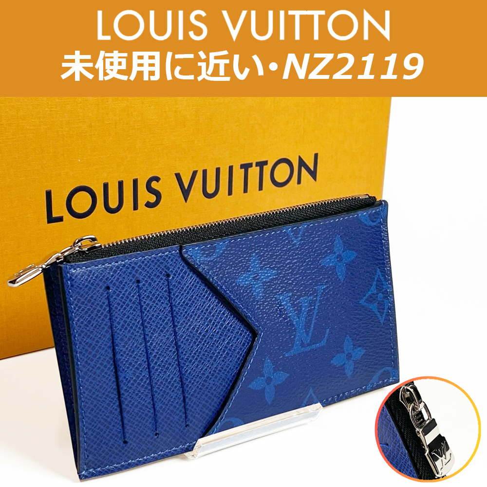 【極上美品】ルイヴィトン LOUIS VUITTON タイガラマ コバルト コインカード・ホルダー M30270 送料無料 送料込み拍卖