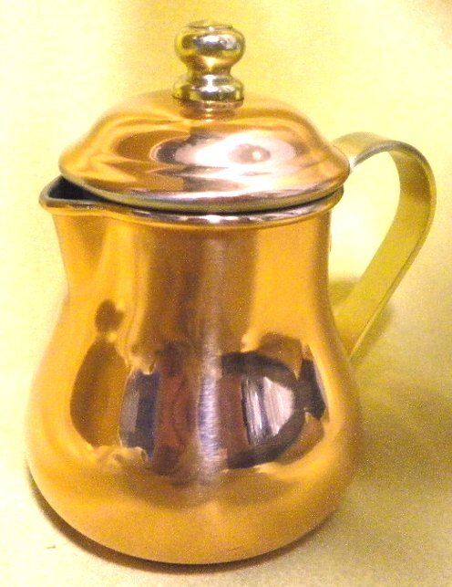 売切 コッパー100 純銅製 ミルクポット 価格8800円 容量:160cc 1客 未使用保管品 箱無 、纏購入特典有、寸法W85×D63×H90mm、重量110g拍卖