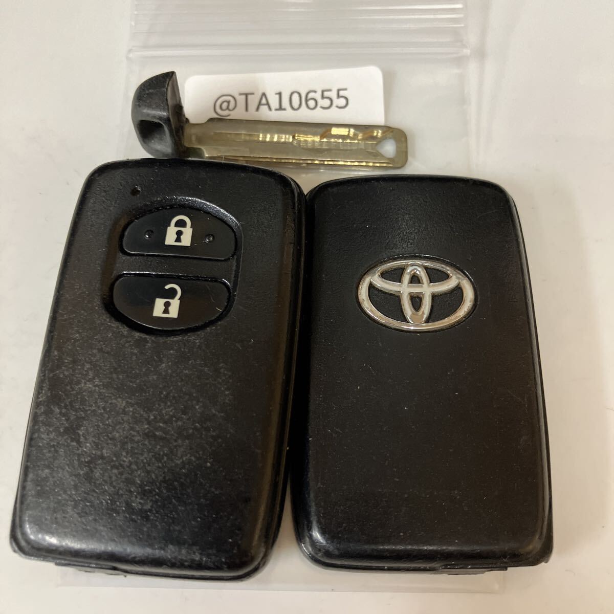 @TA10655 トヨタ 純正 キーレス リモコン 2ボタン 基盤271451-5300プリウス 30 アクア NCP10 ヴィッツ KSP130 アルファ フィールダー等拍卖