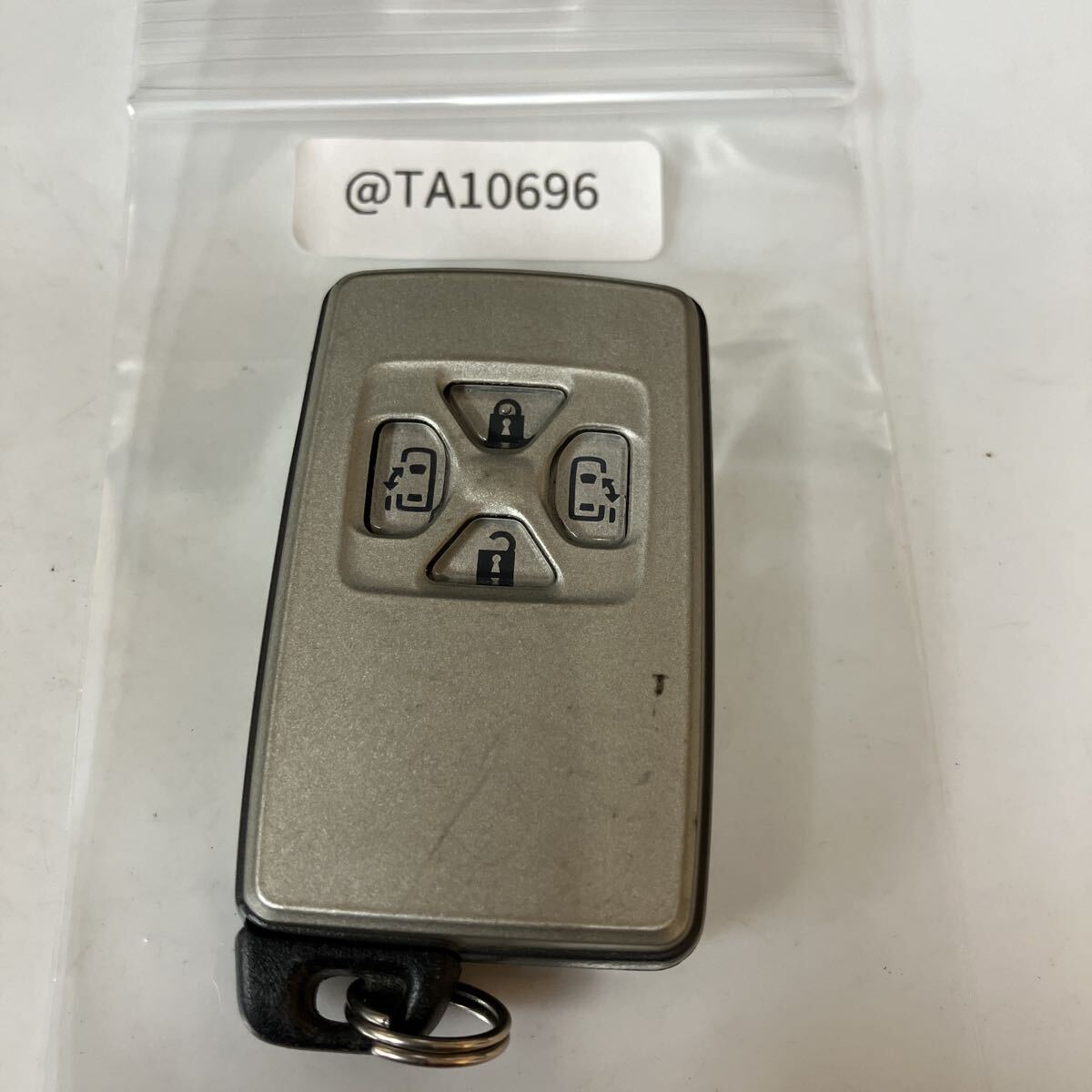 @TA10696 トヨタ 271451-0500 純正 スマートキー キーレス 4ボタン 両側スライド ノア ヴォクシー エスティマ アルファード アイシス等拍卖