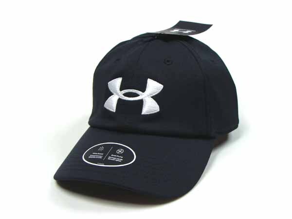 UNDER ARMOUR アンダーアーマー キャップ ブラック 男女兼用 フリーサイズ 帽子 アウトドア【新品未使用品】 ◆アウトレット◆拍卖