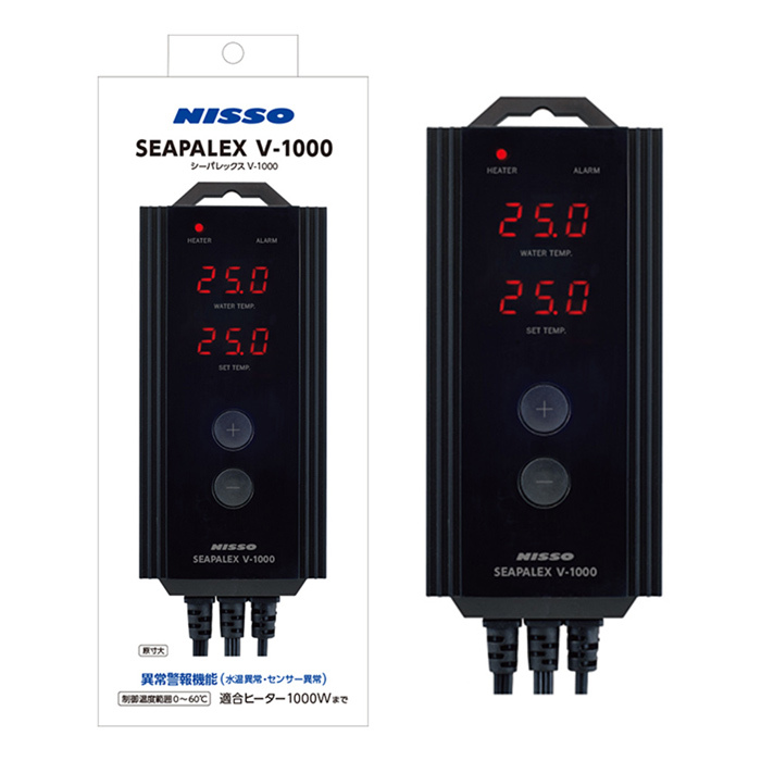 人気商品! ニッソー シーパレックス V-1000 (1000Wサーモ) 水槽用サーモスタット拍卖
