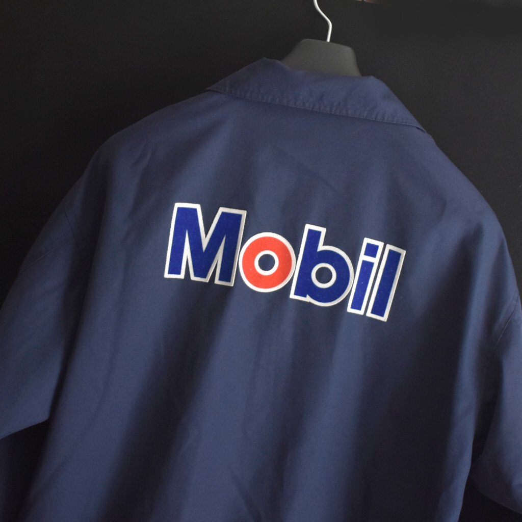 80s vintage Mobil モービル ワークジャケット L 国産 ヴィンテージ 古着 企業物 非売品 拍卖