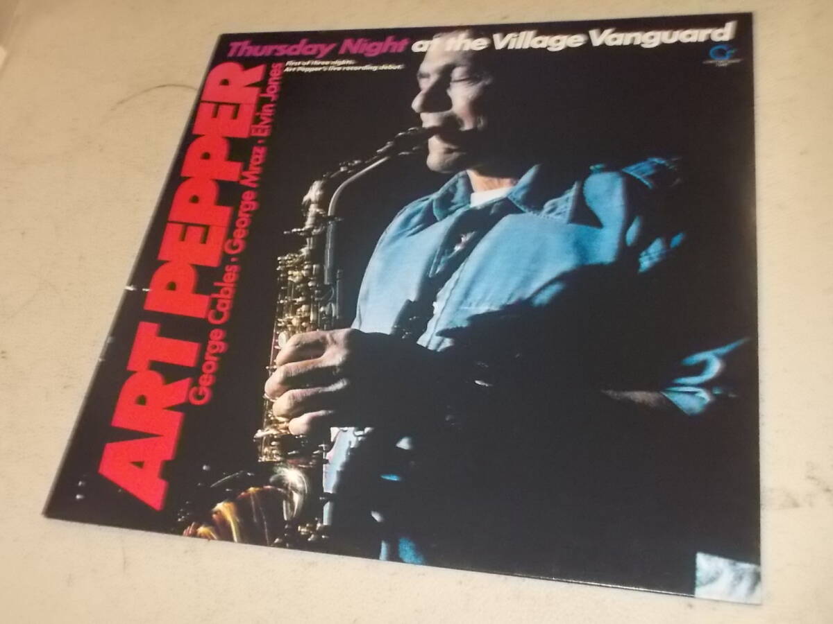 高音質録音USスタンパー・プレス!アート・ペッパー【サーズデイ・ナイト・アット・ザ・ヴィレッジ・ヴァンガード】】 拍卖