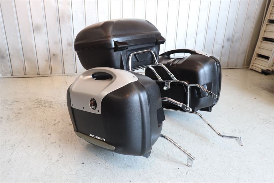 327343 SR400 ヘプコ&ベッカー パニアケース トップケース サイドケース フルパニア 3点 専用キャリア マウント拍卖