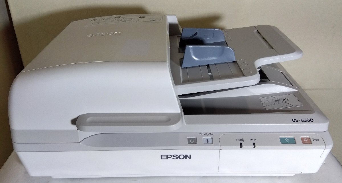 【埼玉発】【EPSON】A4ドキュメントスキャナー DS-6500 ★ADF有り★カウンター577枚★動作確認済★ (9-4718)拍卖