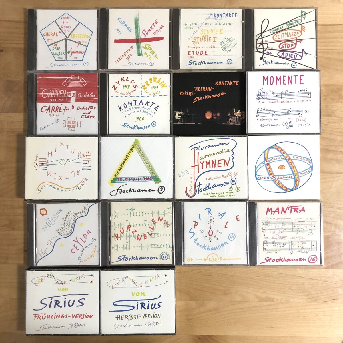 【稀少27CDセット 未開封あり!】シュトックハウゼン 録音集: STOCKHAUSEN COMPLETE EDITION NO.1-11, 13, 15, 16, 76 (Stockhausen-Verlag)拍卖