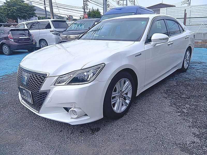 すべて込み価格◎H25年 クラウンハイブリッド アスリートS◎レーダークルーズコントロール、車検令和8年7月拍卖