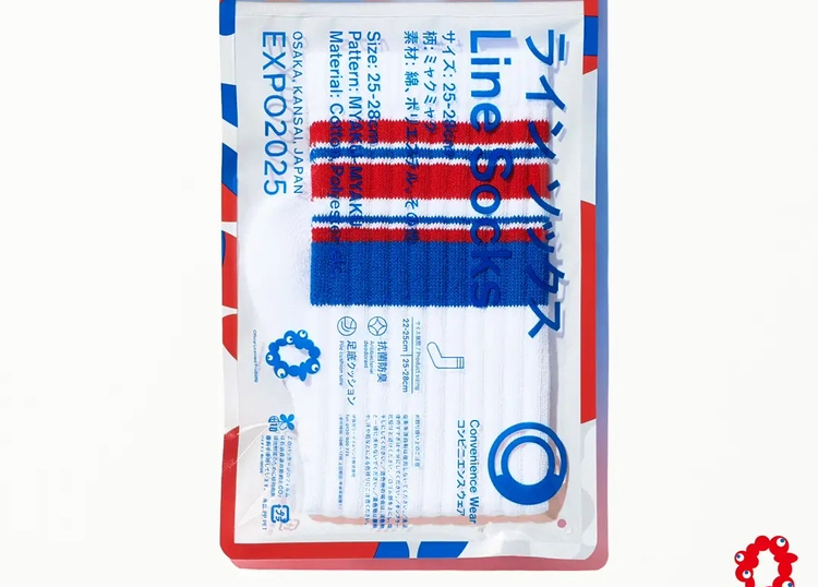 ★送料230円 関西万博 EXPO2025 ファミリーマート限定品 数量限定ラインソックス 新品未使用未開封品★拍卖