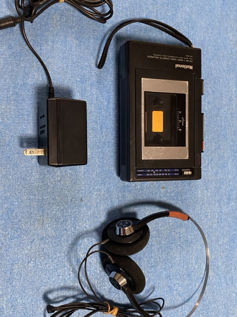 ナショナル(松下電器)FM-AM 2バンドラジオ カセットレコーダー RX-1900 昭和レトロ家電☆通電・簡易動作確認品 ジャンク扱い拍卖