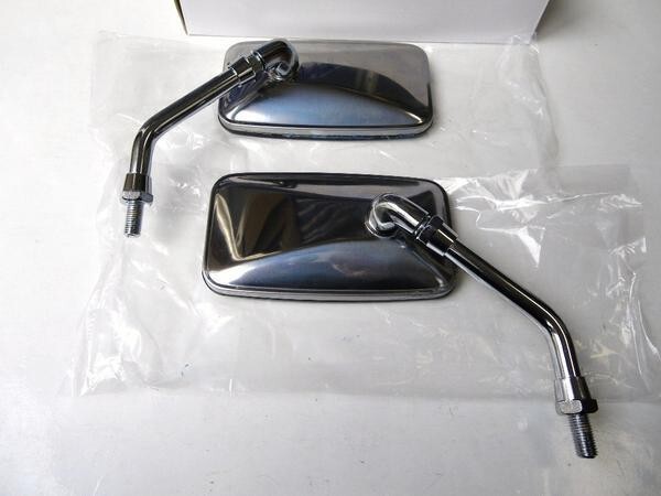 ★旧:純正typeスクエアミラー 10mm 正ネジSET! *ジクサー *ボルティ *ST250E *イナズマ *バンディット *ブルバード *インパルス拍卖