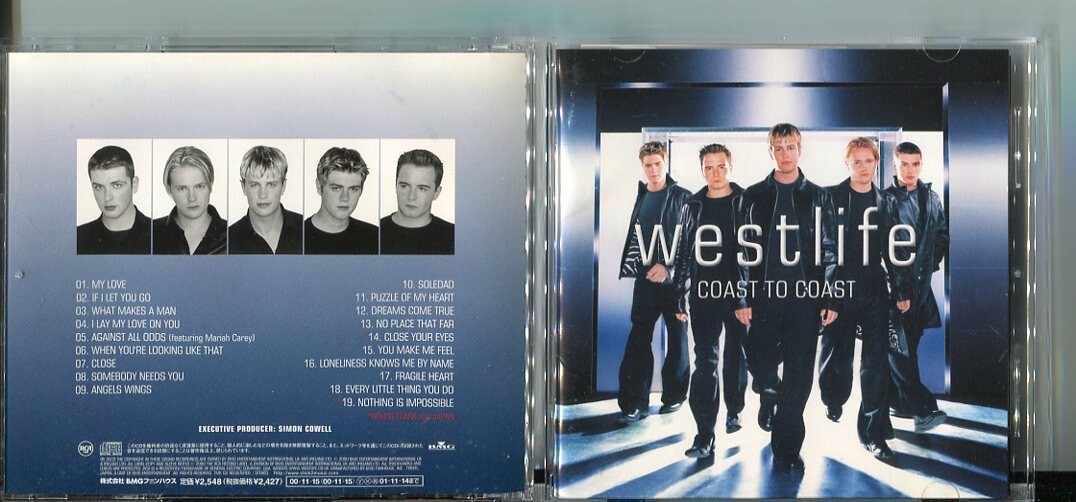 #9775 中古CD ウエストライフ westlife コースト・トゥ・コースト COAST TO COAST拍卖