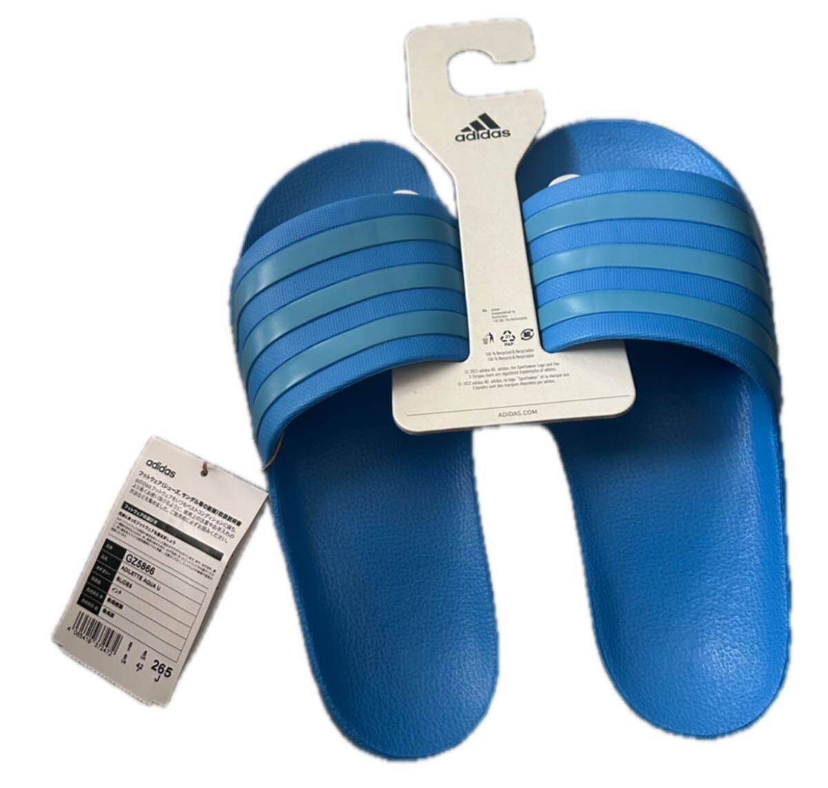 新品adidas アディレッタ アクアU 26.5cm -28.5㎝サンダル拍卖