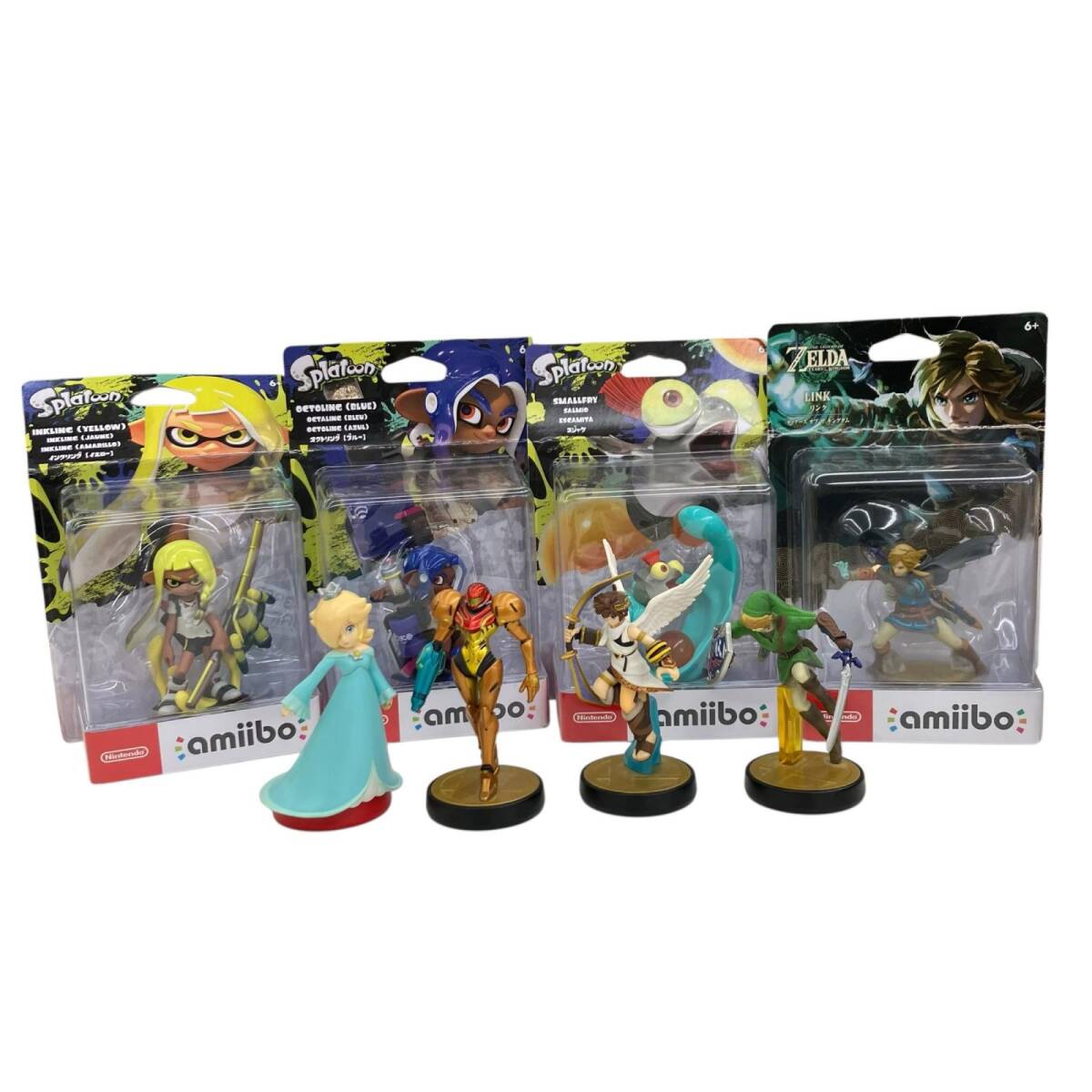 186000 現状品 任天堂 amiibo アミーボ スマブラ スプラトゥーンなど 8点まとめ売り拍卖