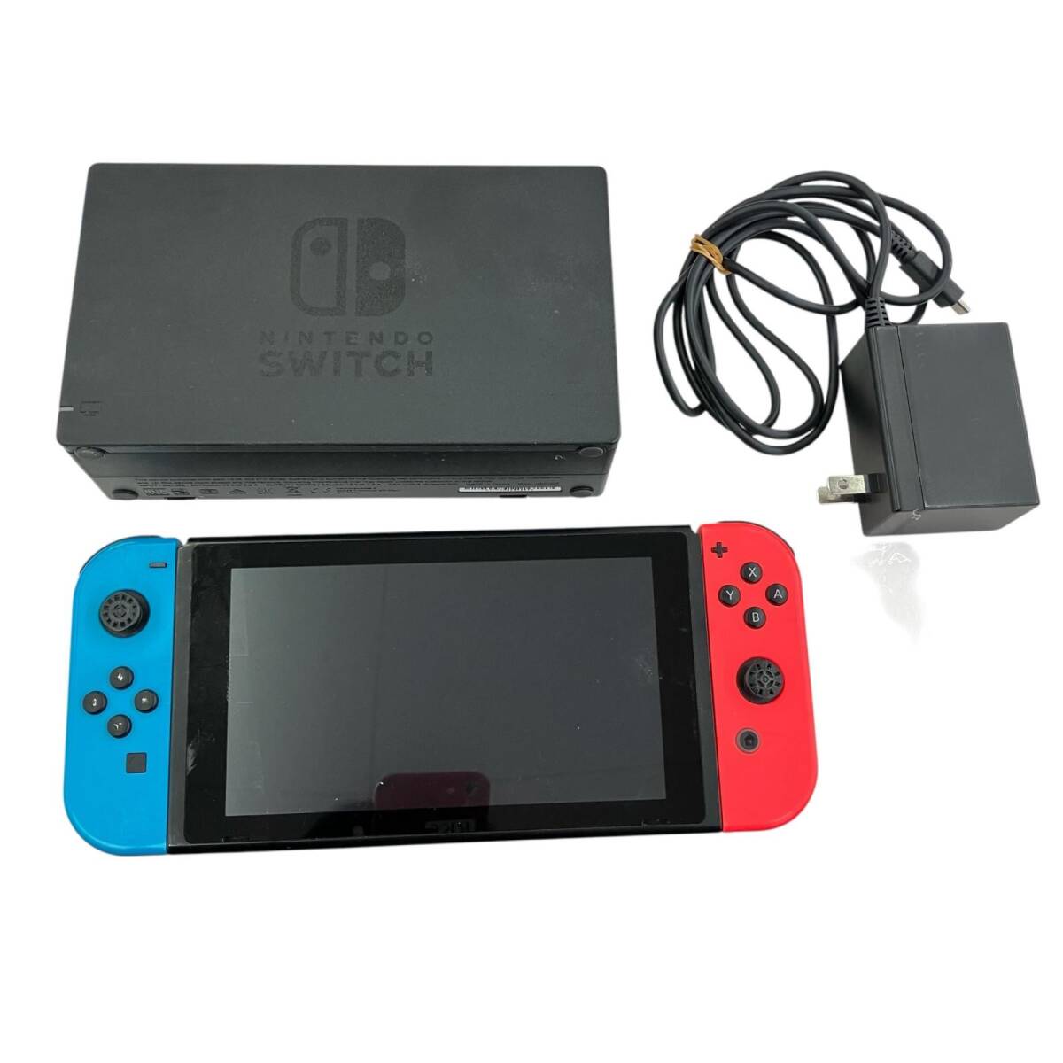 186000 現状品 Nintendo 任天堂 ニンテンドウ Nintendo Switch スイッチ ジョイコン付き HAC-001 ブラック、レッド、ブルー拍卖