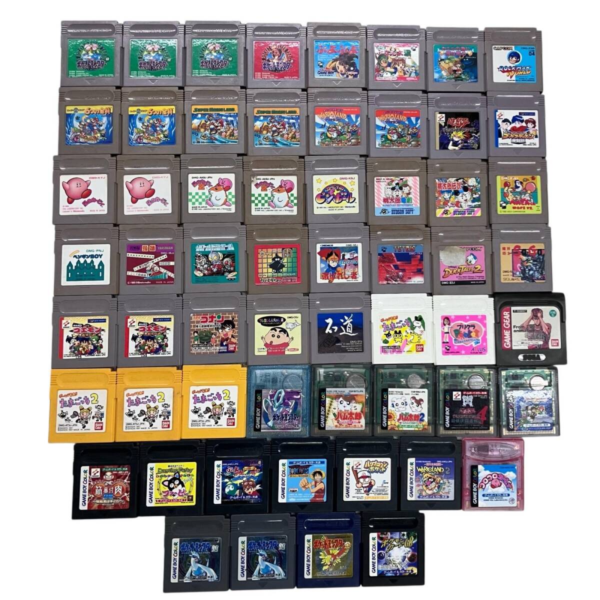 186000 現状品 Nintendo 任天堂 ニンテンドウ ゲームボーイカラー ソフト 59点まとめ売り拍卖
