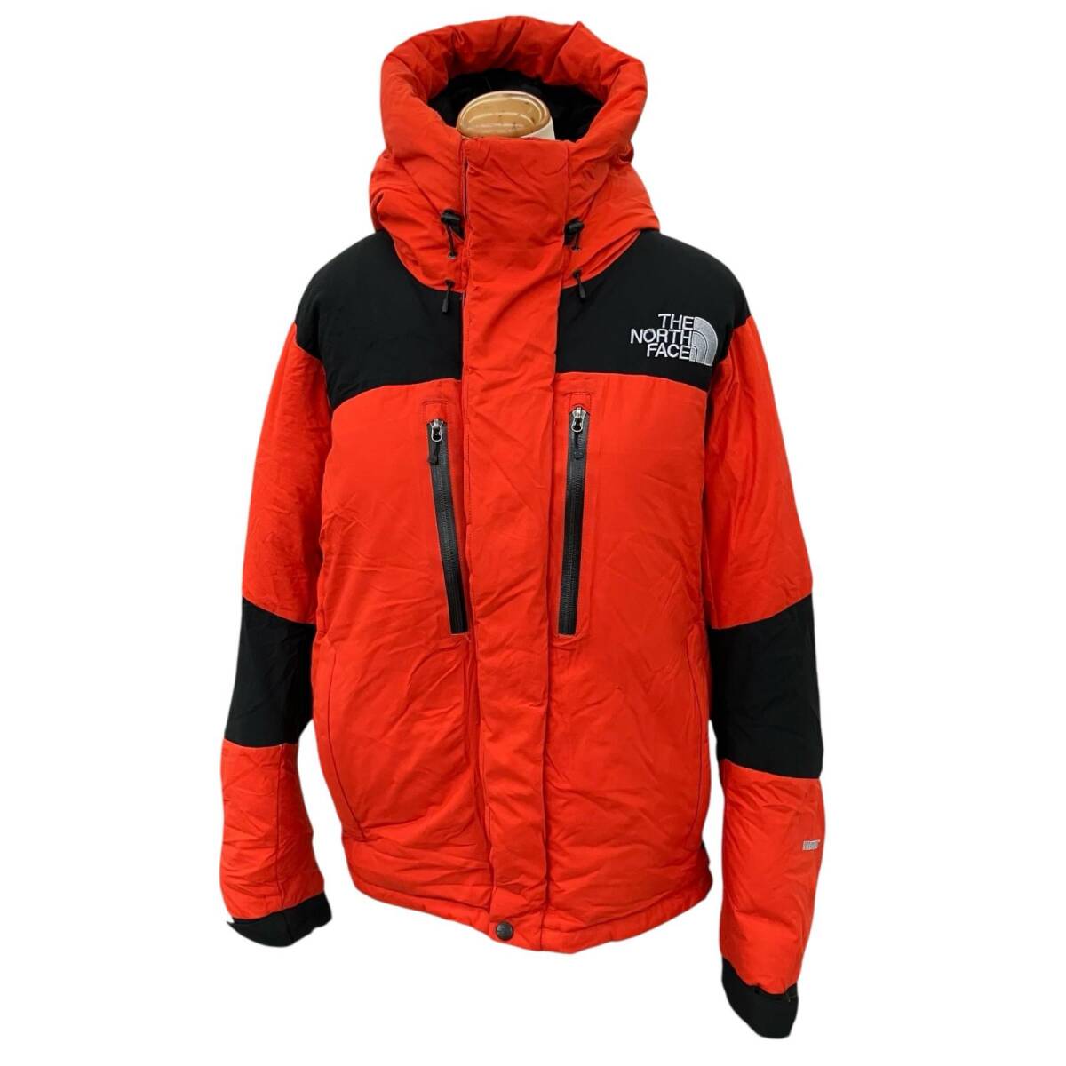 186000 THE NORTH FACE ザ・ノースフェイス バルトロライト ダウンジャケット ND91201 M レッド/ブラック ナイロン メンズ拍卖